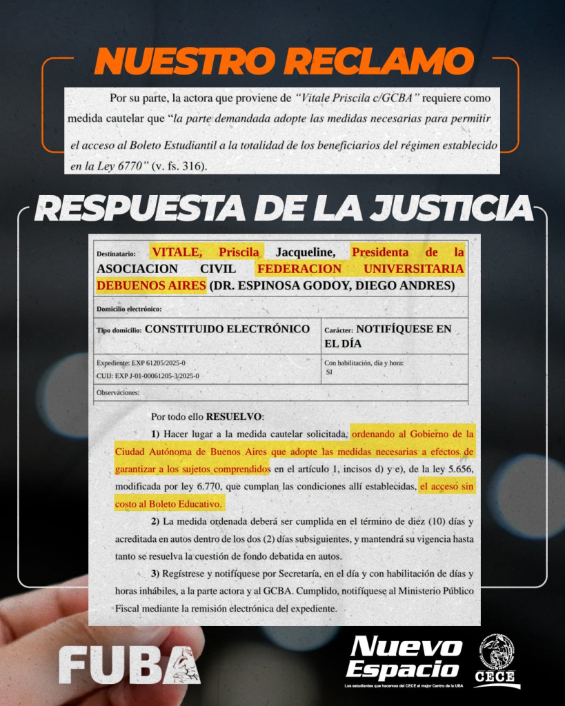CABA: La Justicia ordena a Jorge Macri implementar el Boleto Educativo Universitario 2 image 28