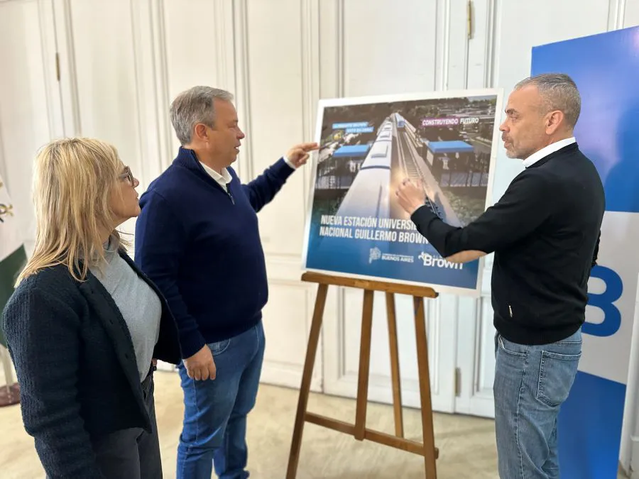 Almirante Brown: Cascallares anunció que el Municipio finalizará la Estación de Trenes de la UNaB