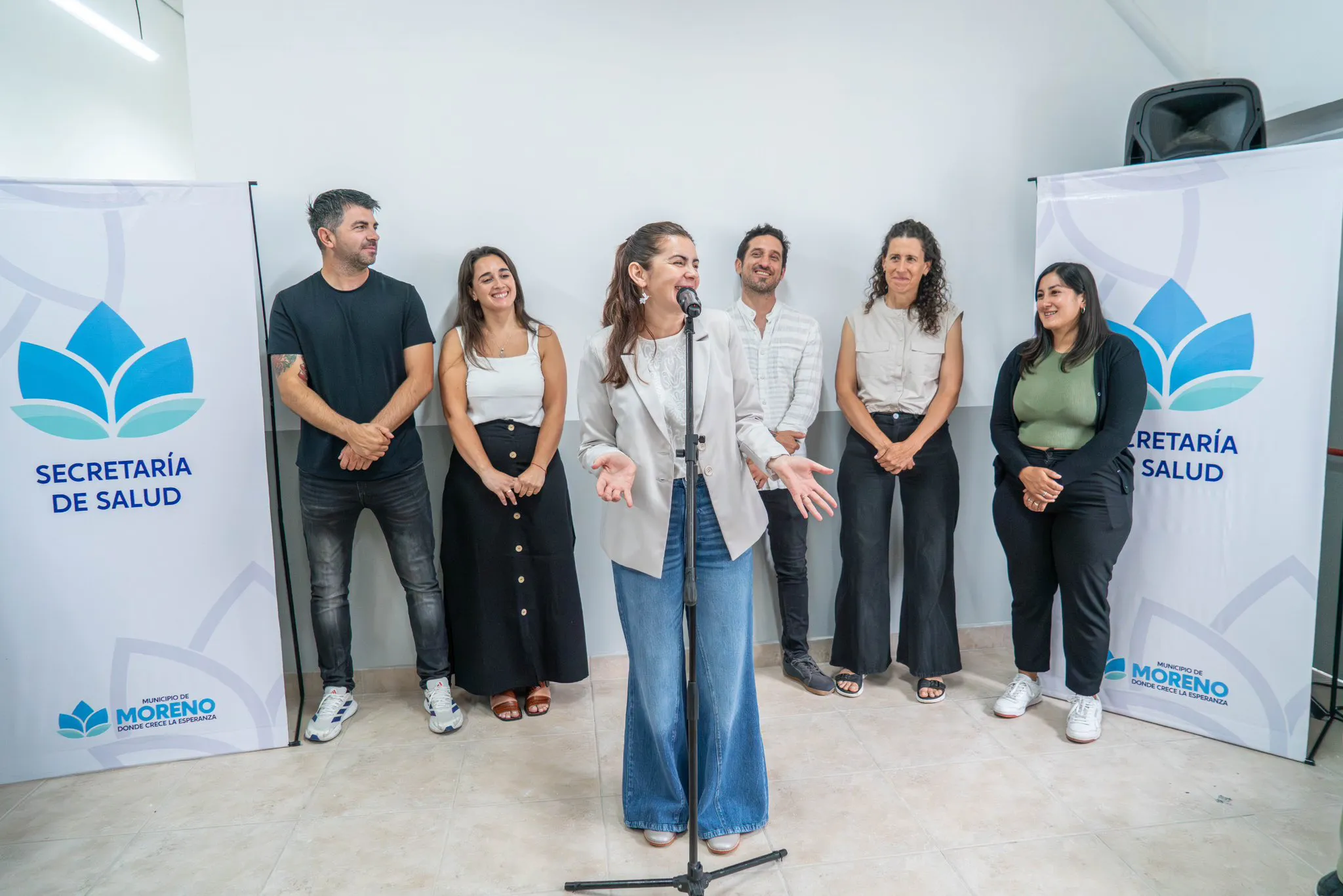 Moreno: Mariel Fernández inauguró un centro odontológico y repasó obras y políticas sociales