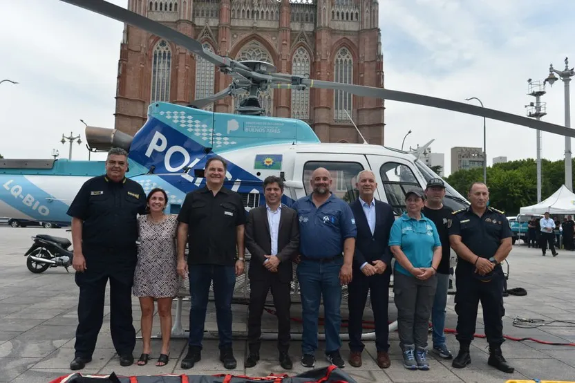 Alak destacó el trabajo articulado en el Encuentro Provincial de Emergencias en Plaza Moreno