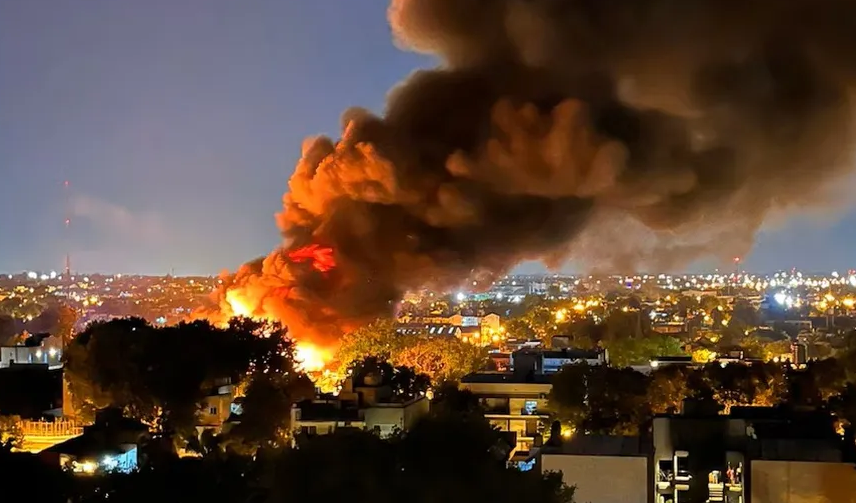 San Fernando: explosión e incendio en un depósito químico causaron daños en viviendas