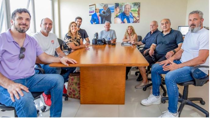 Berazategui: Balor se reunió con el Club Deportivo y reforzó el apoyo al básquet femenino