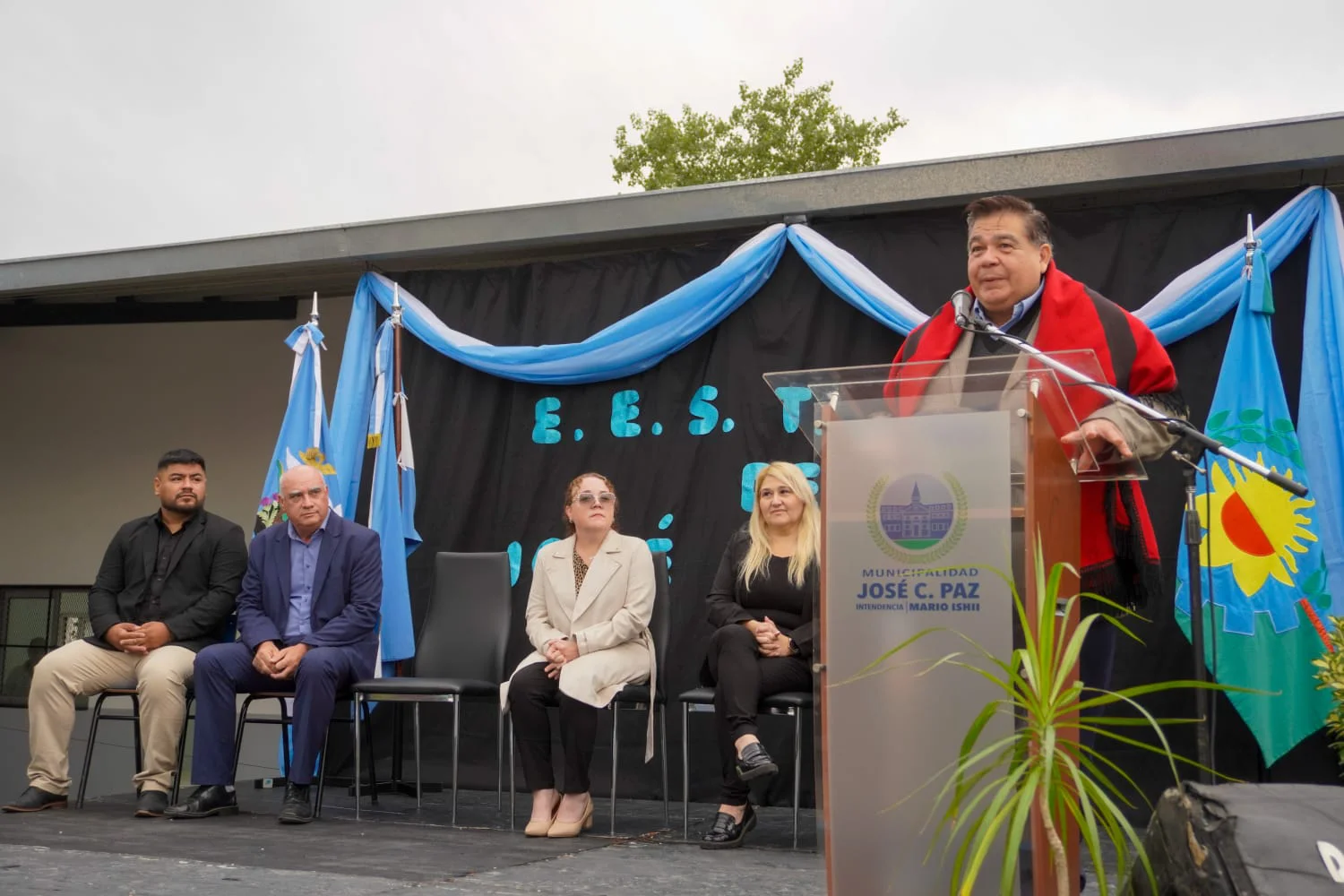 José C. Paz: Ishii inauguró la Escuela Técnica N° 5 y destacó la inversión educativa del distrito