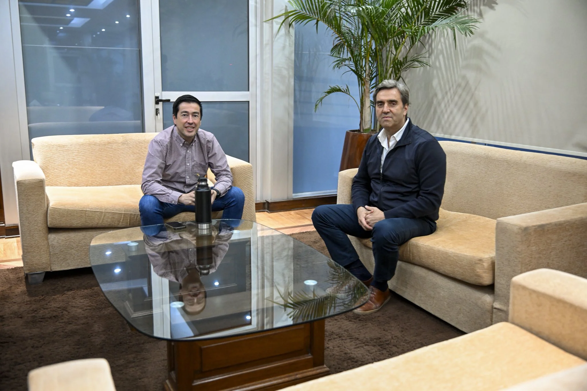 Malvinas Argentinas: Nardini recibió a Boto y compartieron experiencias de gestión