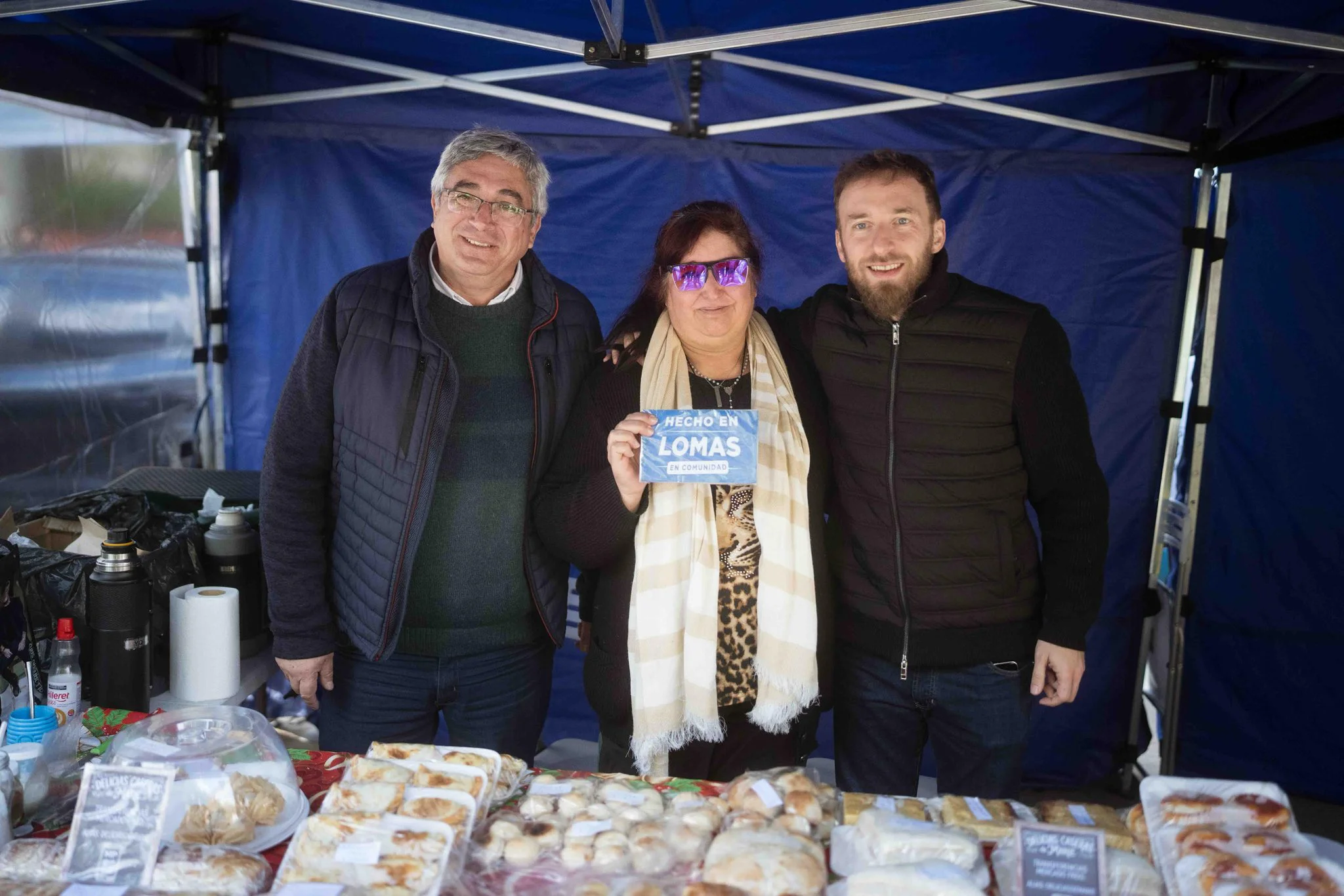 Lomas de Zamora: Otermín y Javier Rodríguez encabezaron una nueva jornada del Mercado Bonaerense