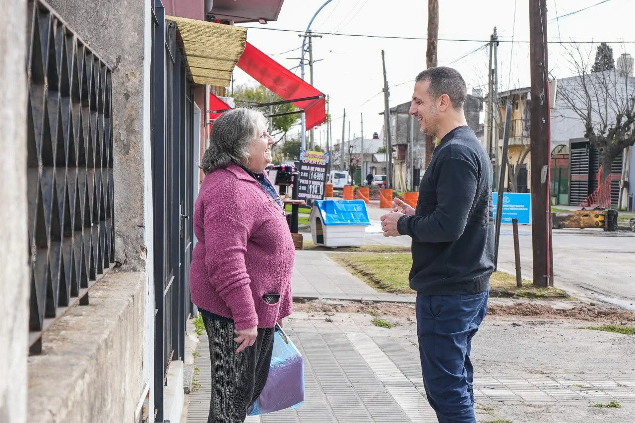 Lanús: avanza la pavimentación en Villa Obrera y proyectan llegar a 162 intervenciones