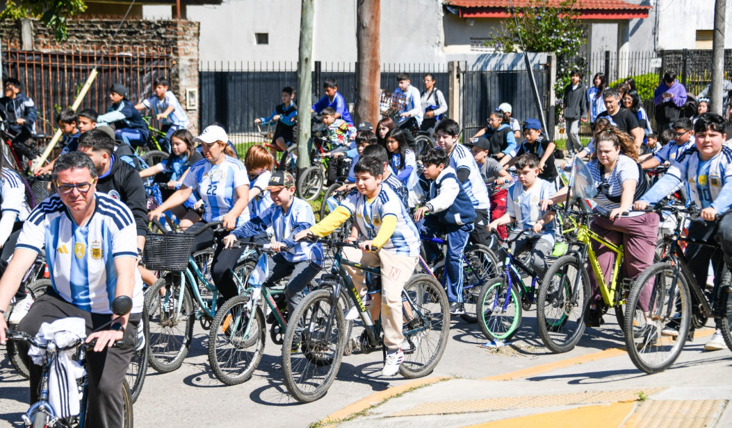 Ituzaingó: más de 10.000 personas participaron de las Bicicleteadas por la Memoria en distintos barrios